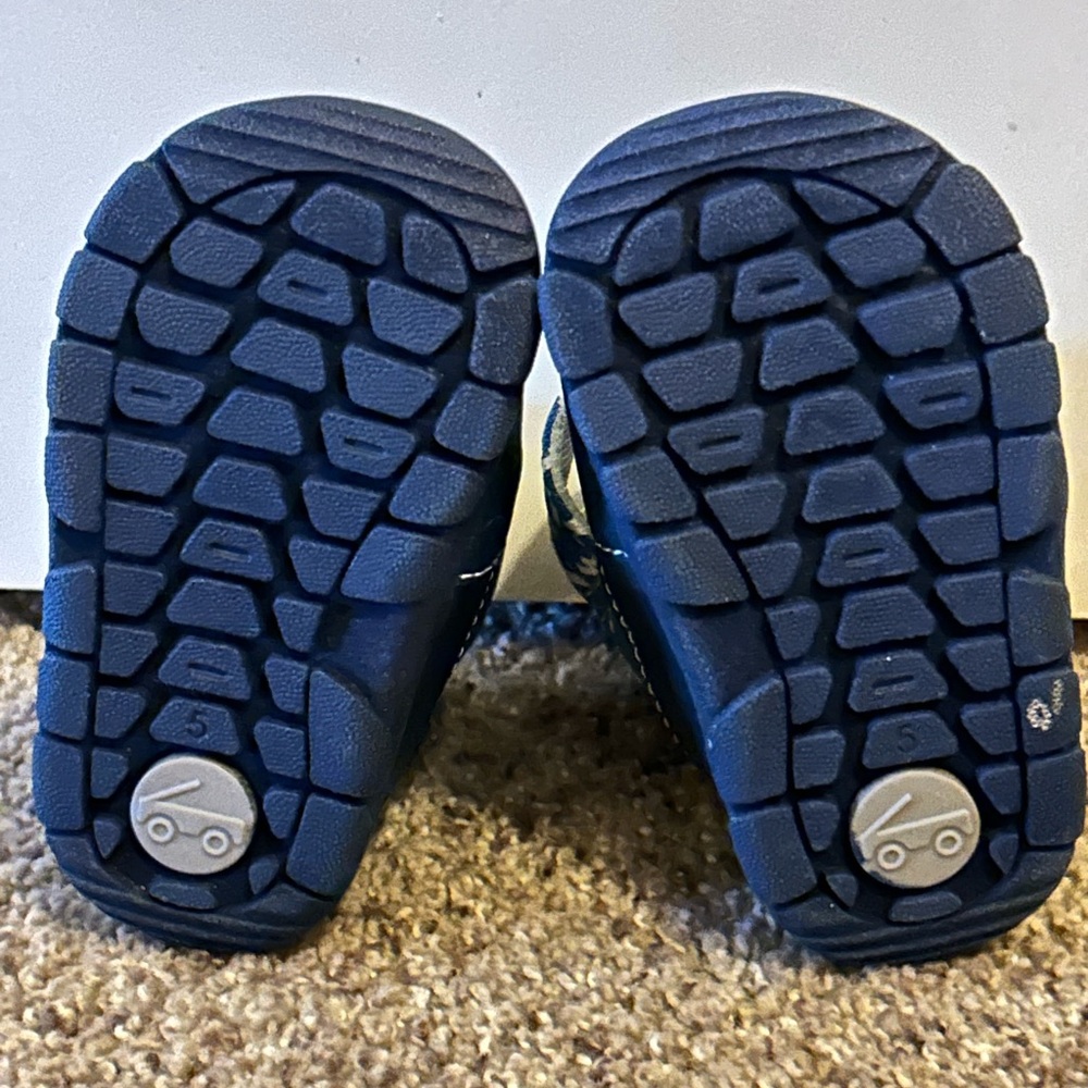 See Kai Run Kids' Boots with Blue and Yellow Lightning - Picture 3 of 7